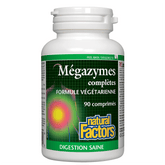 MégaEnzymes Complètes Natural Factors - La Boite à Grains